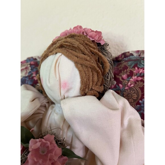 Handmade Ozarks Country Hanging Victorian Angel - Picture 6 of 10